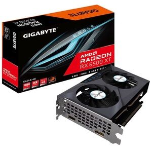 Graphics Card GIGABYTE Radeon RX 6500 XT - Black and Gray